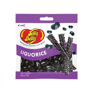 Jelly Belly Liquorice flavour jelly beans 70g bag