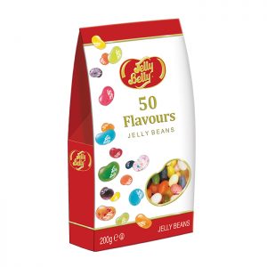 Jelly Belly 50 Assorted Mix Gable Gift Box 200g