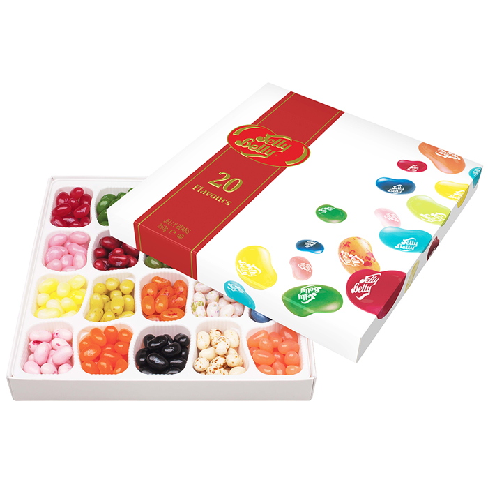 Jelly Belly 20 Flavour 250g Compartmentalised Gift Box