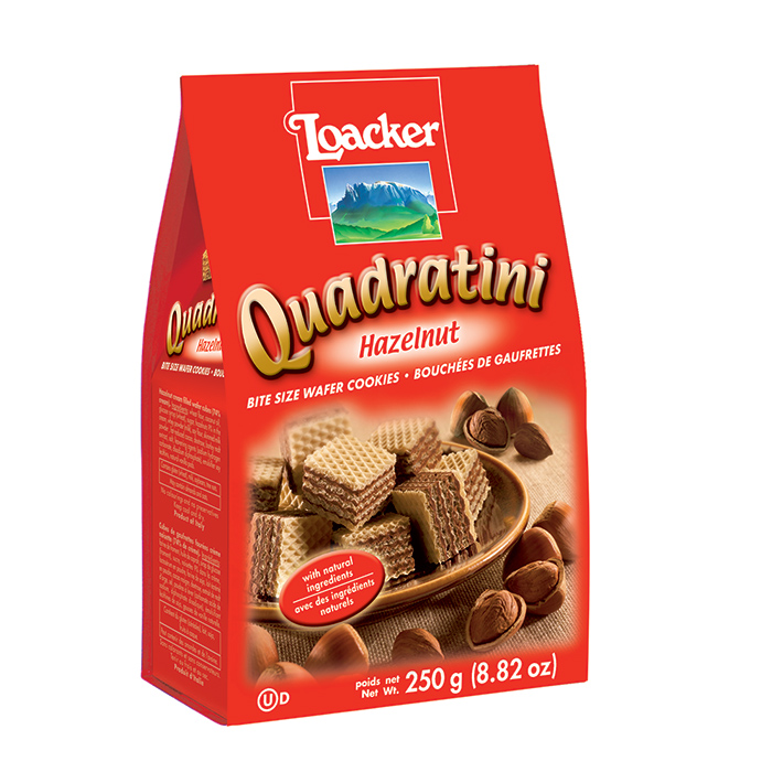 Loacker Quadratini Hazelnut wafers