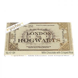 Chocolate Ticket to Hogwarts Bar