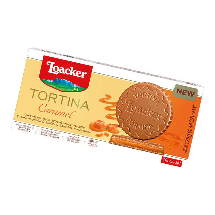 Loacker Caramel Tortina 21g Box