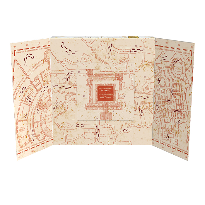 Jelly Belly Harry Potter Marauders Map Advent Calendar Open 2024