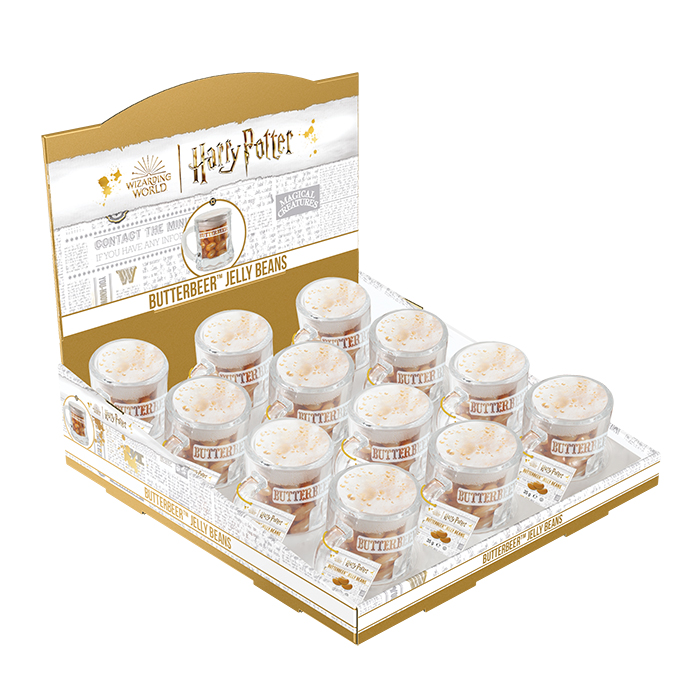 Jelly Belly Harry Potter Butterbeer Mini Glass Mug Caddy