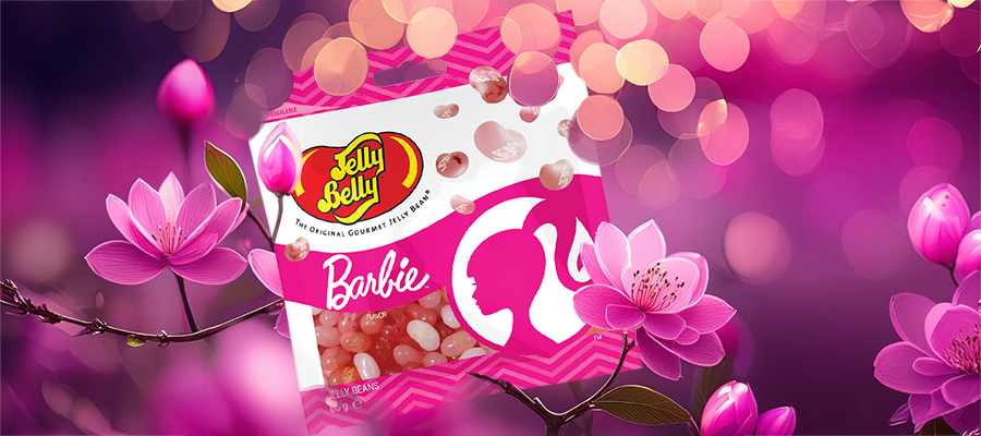 Jelly Belly Barbie™ 60g Grab n’ Go bag