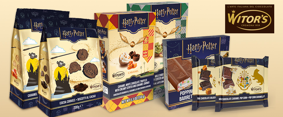 Witor's Harry Potter range of chocolates and cookies.