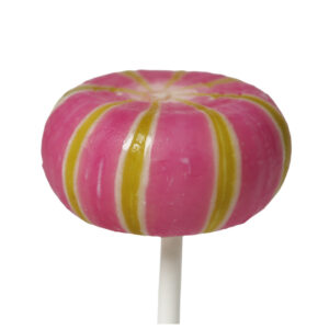 The Natural Candy Shop Black Cherry Flavour Round Pop 25g