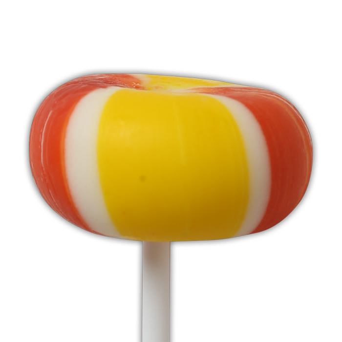The Natural Candy Shop Orange and Pineapple Flavour Round Pop 25g