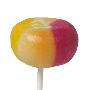 The Natural Candy Shop Peach Flavour Round Pop 25g
