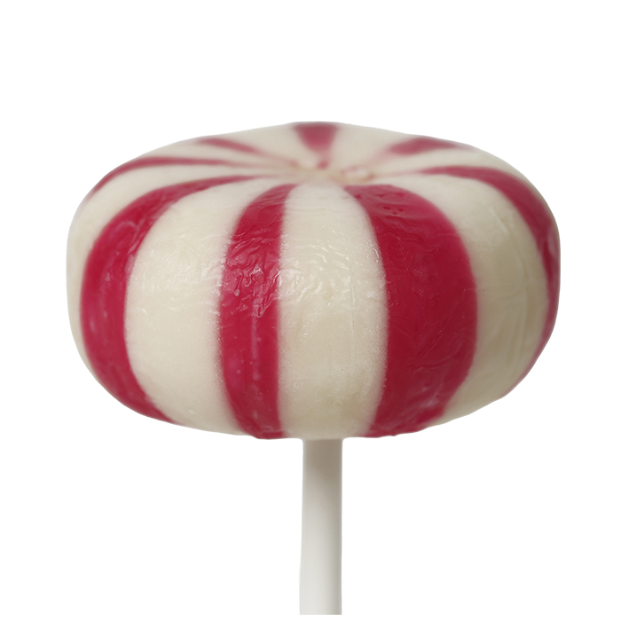 The Natural Candy Shop Strawberry Flavour Round Pop 25g