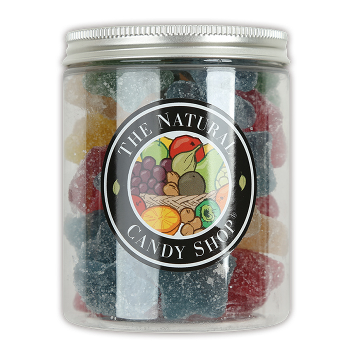 The Natural Candy Shop Fizzy Stars Jelly Jar 220g