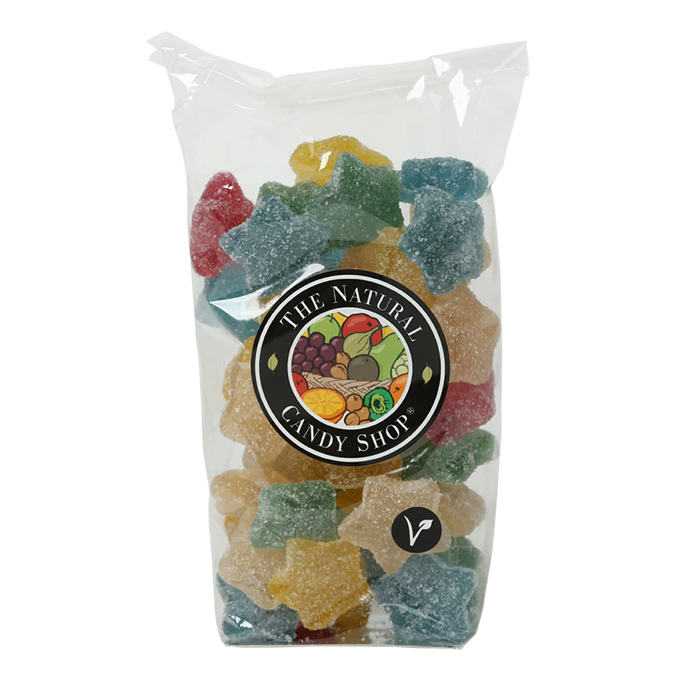 The Natural Candy Shop Fizzy Jelly Stars Bag 200g