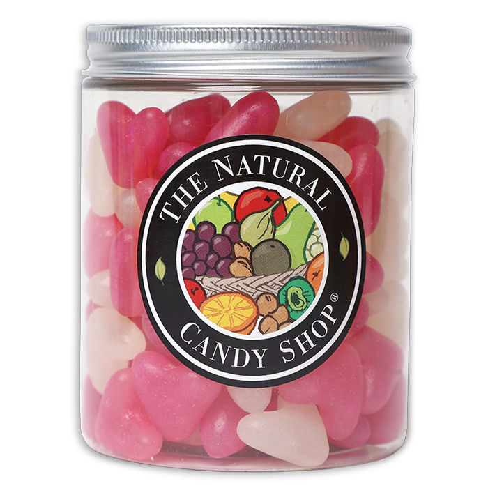 The Natural Candy Shop Jelly Sweet Hearts Jar 250g