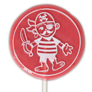The Natural Candy Shop Strawberry Pirate Pop 60g