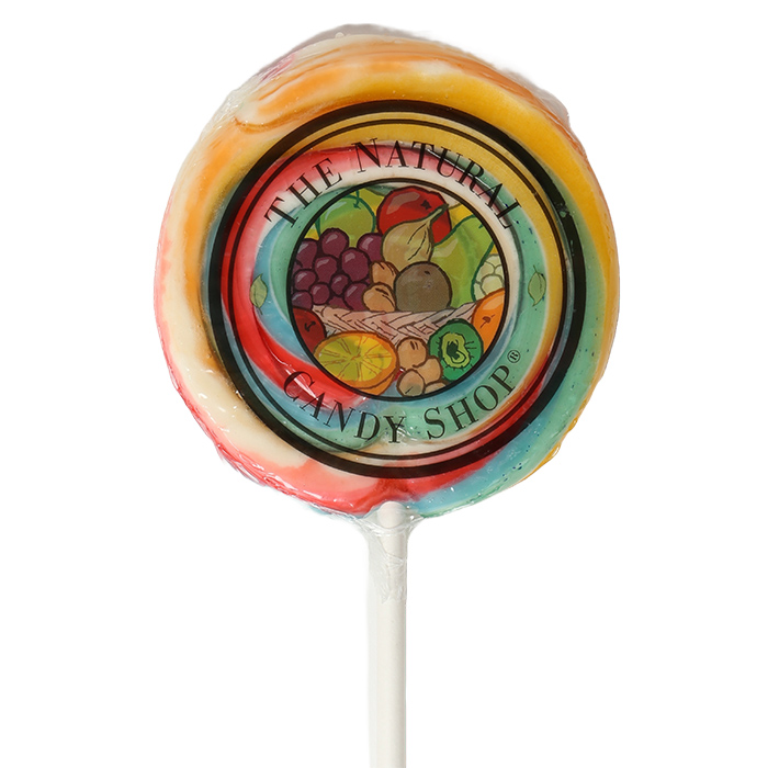 The Natural Candy Shop Raspberry Flavour Twirl 85g Pop