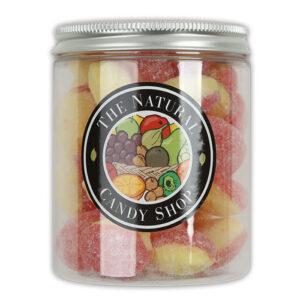 The Natural Candy Shop Traditional Rhubarb and Custard Jar 220g