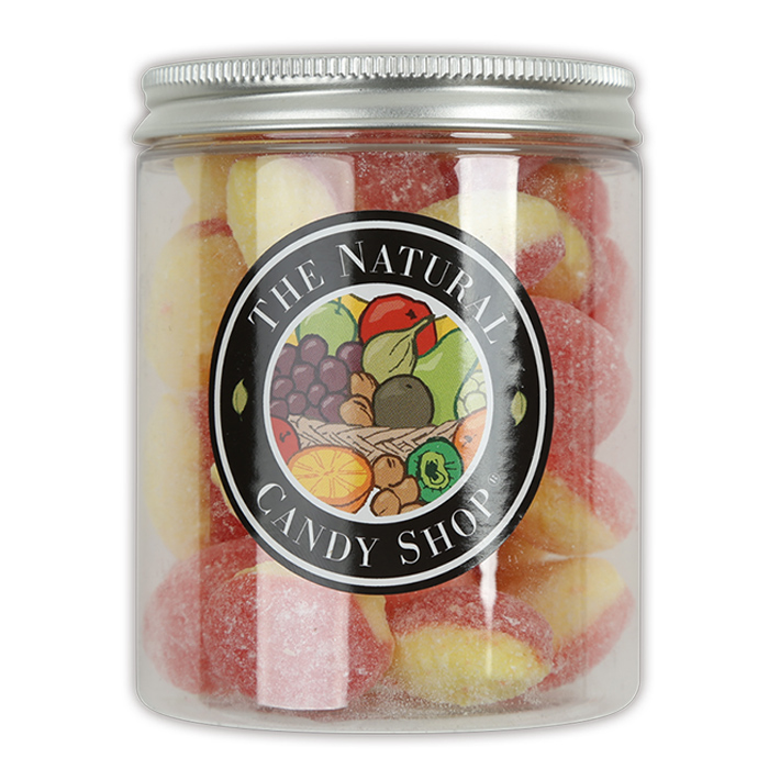 The Natural Candy Shop Traditional Rhubarb and Custard Jar 220g