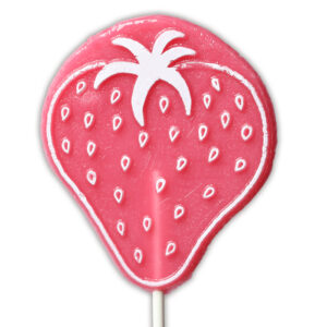 The Natural Candy Shop Strawberry Fruit Shaped Pop 65g