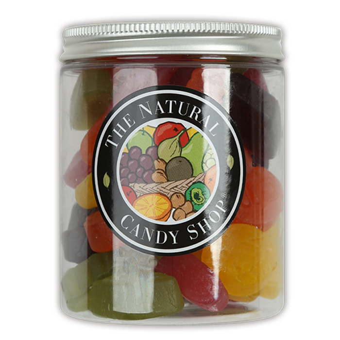 The Natural Candy Shop Traditional Wine Gums Jar 220g