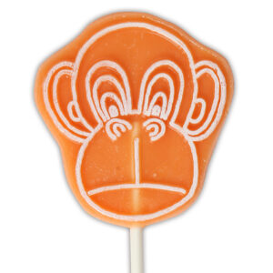 The Natural Candy Shop Chunky Monkey Orange Flavour pop 50g
