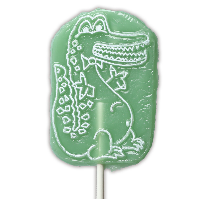 The Natural Candy Shop Doc Croc Lime Flavour pop 50g