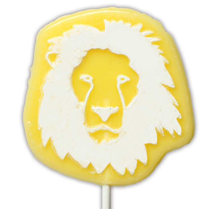 The Natural Candy Shop Ryan Lion Lemon lavour pop 62g