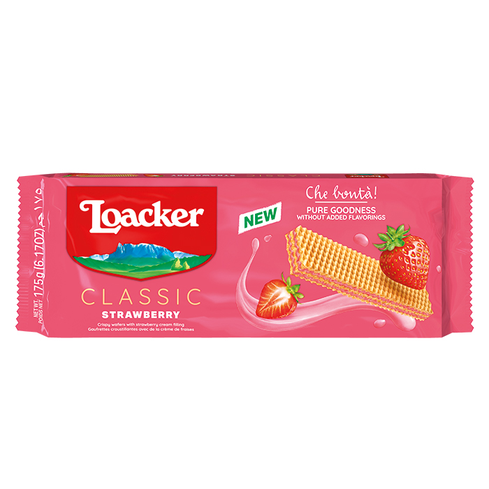 Loacker Strawberry Cream 175g Wafer