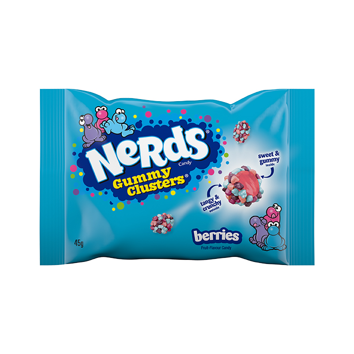 Nerds Gummy Clusters Berry Flavour 45g Bag